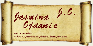 Jasmina Ojdanić vizit kartica